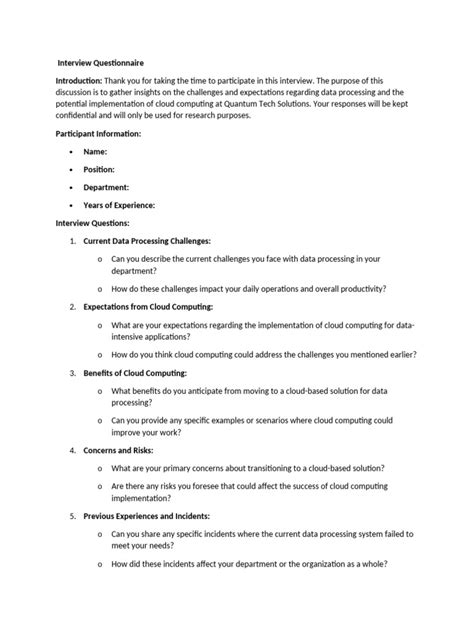 Image result for How to Design an Interview Questionnaire