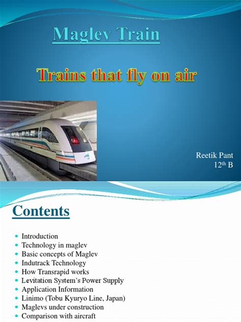 An In-Depth Look at Maglev Transportation Technology, Systems, and Applications | PDF | Train ...