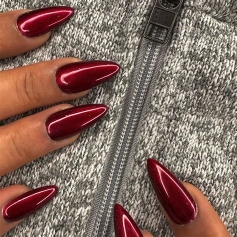 Red Chrome Nails: 37+ Designs That Will Turn Heads - Nail Designs Daily ...