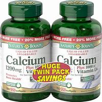 Image result for Nature's Bounty Calcium 1200