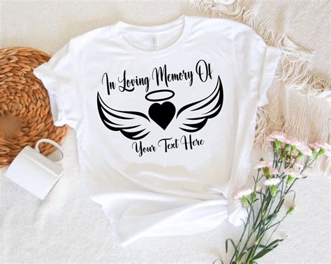 In Loving Memory Shirt, Memorial Shirt, Personalized RIP T-shirt, Never ...