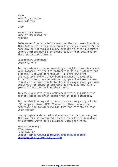 Image result for Company Introduction Letter Sample PDF