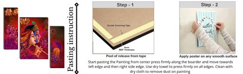 Masstone Radha Krishna Pink Background Religious HD 3 Piece MDF 6mm ...