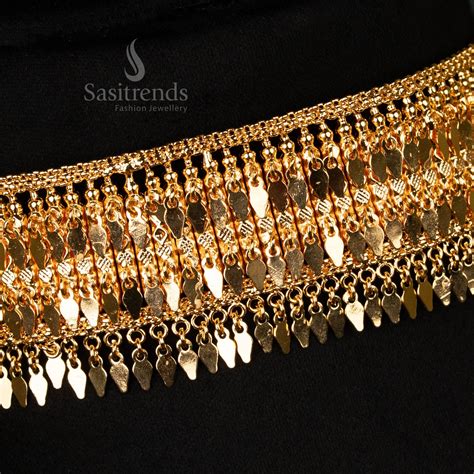 Kerala Style 24K Micro Gold Plated Elakka Thali Choker – Sasitrends