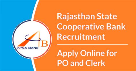Rajasthan Cooperative Bank Various Post Online Form 2019