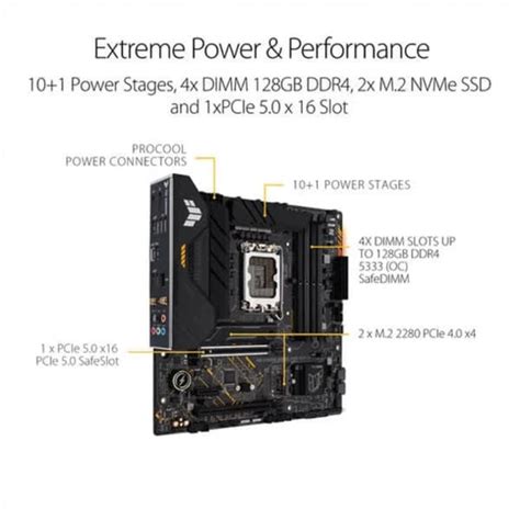 Buy ASUS TUF Gaming B660M Plus Wifi DDR4 Intel Motherboard | Elitehubs ...