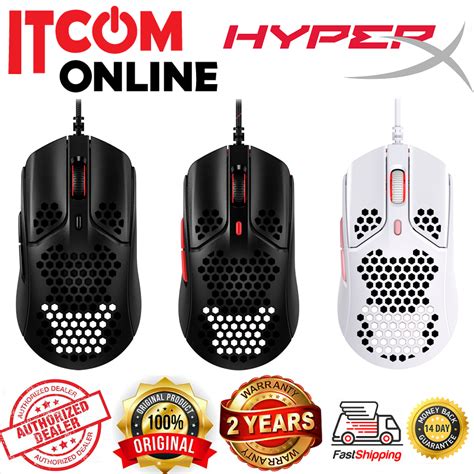 Image result for HyperX Pulsefire Haste White RGB