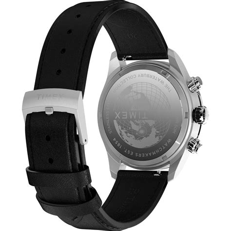 TIMEX Waterbury Silver-Tone Round Dial Analog Men's Watch - TW2Y19300U ...