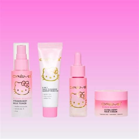 Amazon.com : THE CRÈME SHOP X HELLO KITTY SKINCARE ESSENTIALS - KLEAN ...