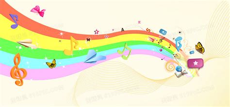彩色音符音乐会图片素材免费下载 - 觅知网