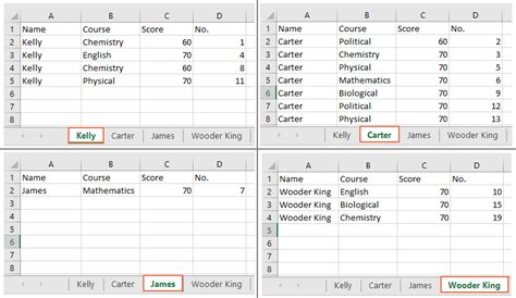 Excel Split Data into Multiple Sheets 的图像结果