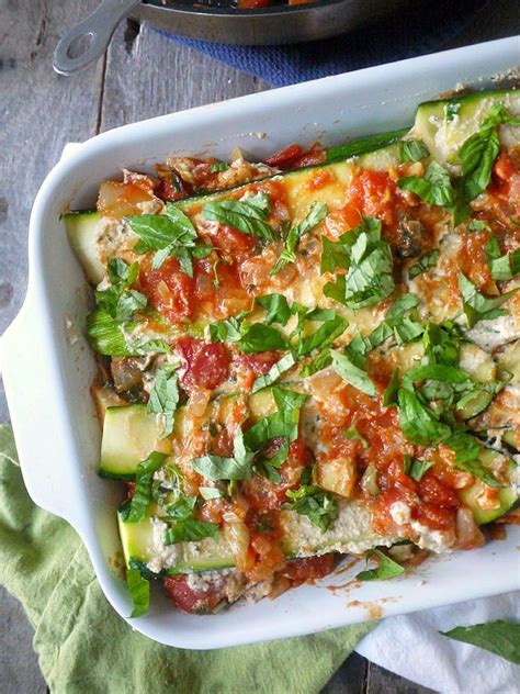 Paleo (and Vegan) Zucchini Lasagna with Basil Cashew  