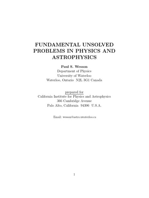 Image result for Unsolved Physics Problems