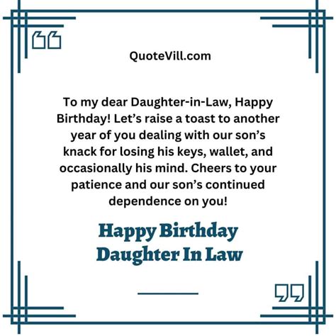 75 Sweet Happy Birthday Wishes For Daughter In Law