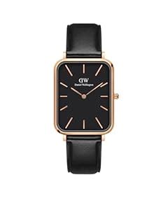 Daniel Wellington Quadro Analog Watch for Women with Black Rectangle ...