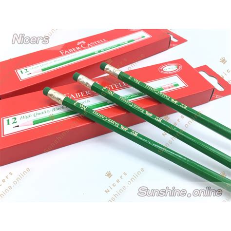 12pcs FABER-CASTELL PENCIL NO.2 | Shopee Philippines