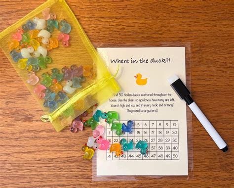 25/50/100 (GLOW in the Dark) Duck Hunt Challenge, Duck Hide-n-seek ...