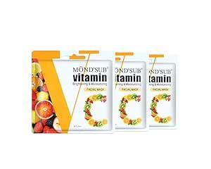 Buy MOND'SUB Vitamin C Brightening & Moisturizing Facial Sheet Mask ...