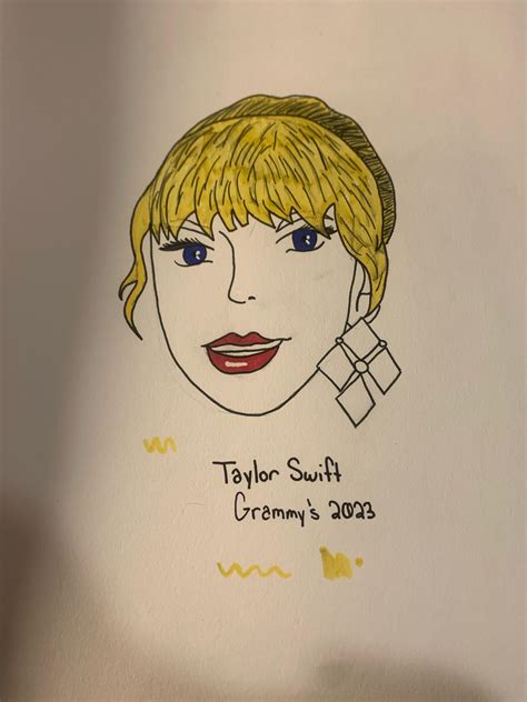 Taylor Swift Drawing Easy Taylor Swift Drawing Video | Taylor Swift