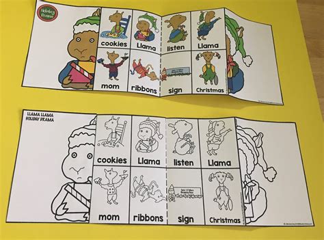 LLAMA LLAMA HOLIDAY DRAMA BOOK CRAFT ~ Book Units by Lynn