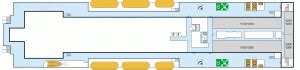 Princess Seaways ferry deck plan | CruiseMapper
