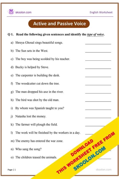 Active Voice Exercise 的图像结果