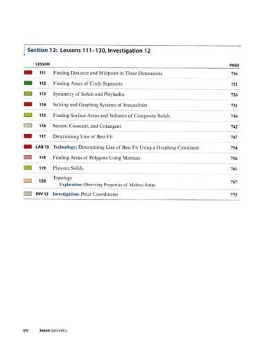 Image result for Saxon Math Geometry Test 12 Answers