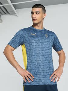 PUMA Printed Men Crew Neck Blue T-Shirt - Buy PUMA Printed Men Crew ...