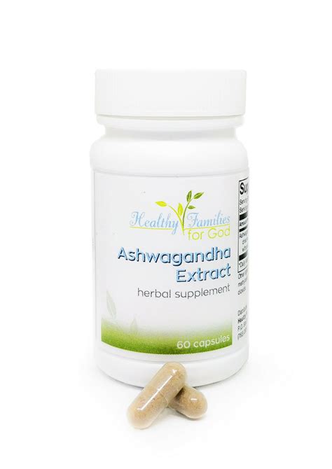 Ashwagandha Extract — Healthy Families for God