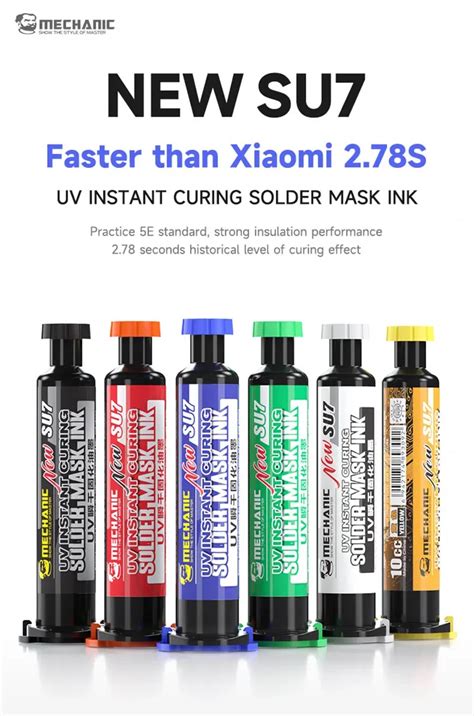 MECHANIC SU-7 UV QUICK CURING SOLDER MASK FOR MOBILE PHONE JUMPER WIRE ...