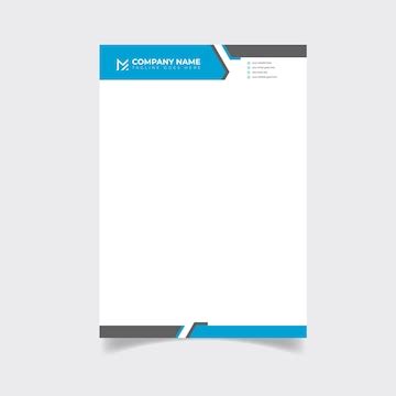 Unique vector latter head pad design | Premium Vector