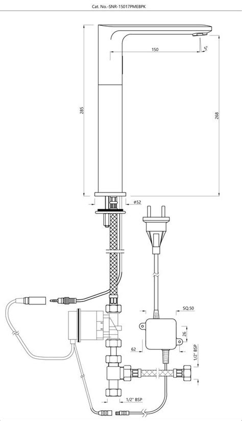 Jaquar Opal Prime Tall Boy Sensor Faucet with Pre-mixed Water Supply ...
