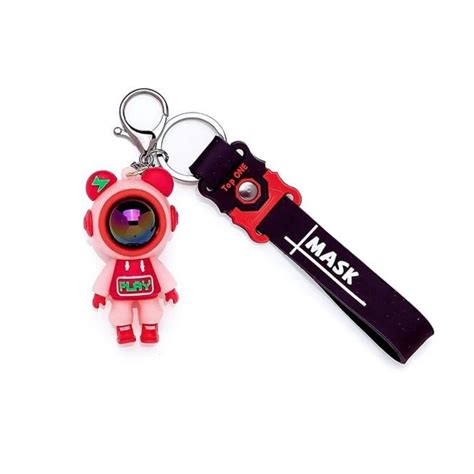 Astronaut Premium Silicon Keychain – HighJack