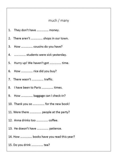 How Many Worksheet 的图像结果