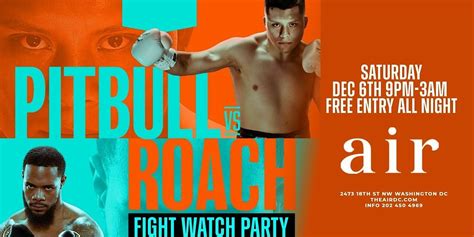 Official Lamont Roach vs Pitbull Cruz Fight Watch Party, Air Restaurant ...