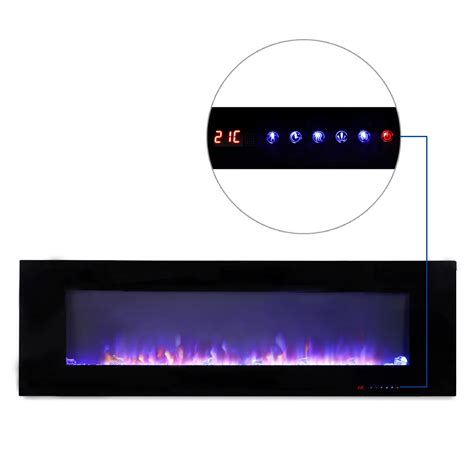 Luxstar Indoor 60 Inch Wall Mounted Not For Recessed Black Electric ...