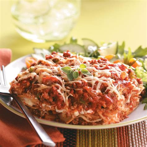 Slow Cooked Lasagna Recipe   Taste of Home
