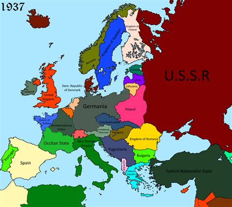 Africa And The Middle East At The Peak Of European Colonialism 1930 ...