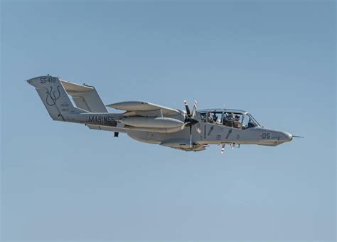 USMC OV-10 Bronco in Flight at Miramar Airshow · Free Stock Photo
