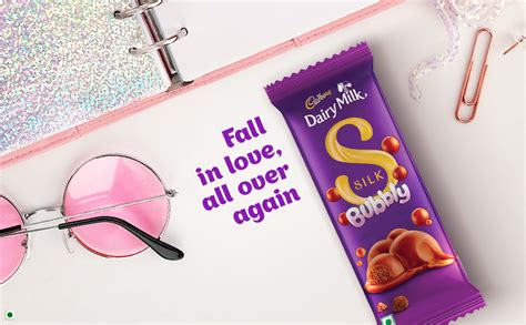 Cadbury Dairy Milk Silk Bubbly Chocolate Bar, 112 Grams : Amazon.in ...