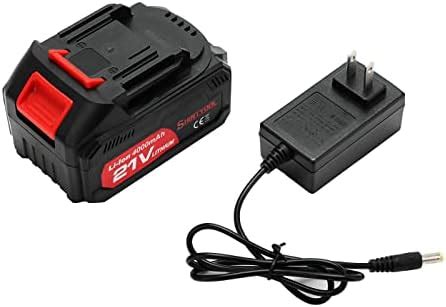 SHINTYOOL 21V Lithium Battery 4.0 Ah With Charger Adapter