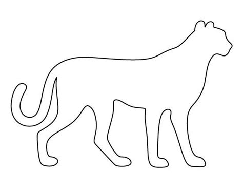 леопард » шаблоны для аппликаций