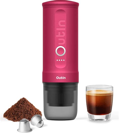 Amazon.com: OutIn Nano Portable Electric Espresso Machine, Travel Coffee Maker for Camping, Car ...