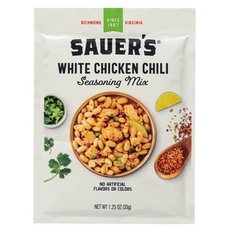 Chili, White Chicken Seasoning Mix – Sauer Brands