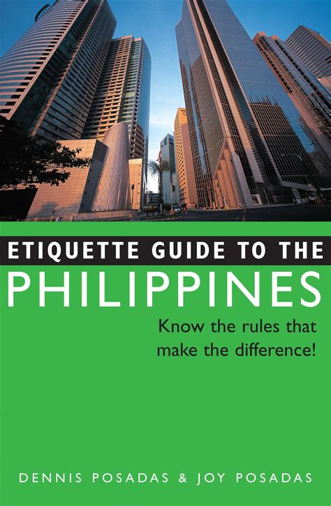 Buy Etiquette Guide to the Philippines: Know the Rules That Make the ...