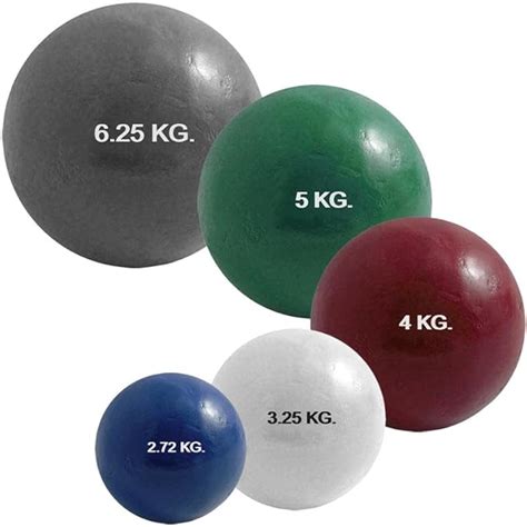 RANAC Sports Shotput (2.72kg, 3.25kg, 4 kg, 5kg, 6.25kg, 7.26kg) Iron ...