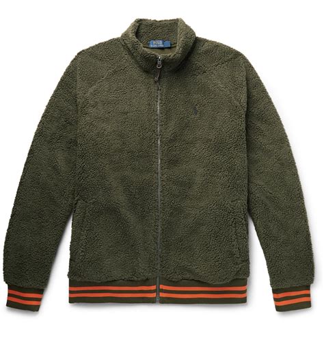 Polo Ralph Lauren - Striped Fleece Jacket - Gray Polo Ralph Lauren