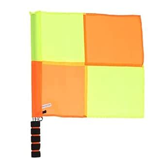 UJEAVETTE Premium Corner Flags Rotating Soccer Referee Flags with Case ...