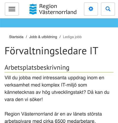 Kom och jobba hos oss, vi söker en förvaltningsledare IT!… | Viktoria Johansson