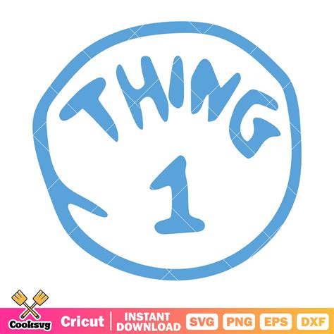 Dr seuss thing one logo friends svg, dr seuss thing one svg, dr seuss ...
